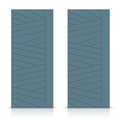 Portes de placard coulissantes à panneaux en bois manufacturé