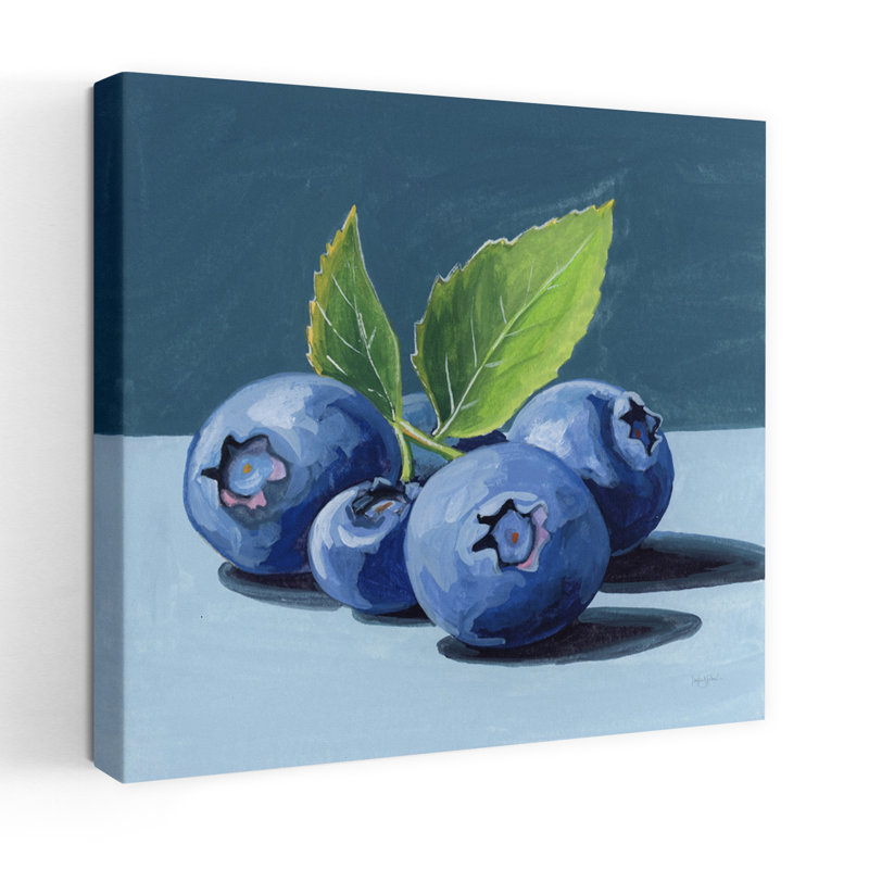 Beautiful Blueberries, art contemporain, H 18 po x l 18 po