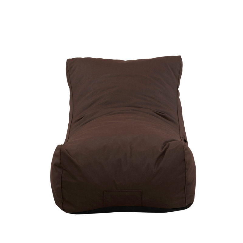 Yukon Fabric Outdoor Friendly Bean Bag Lounger, Brown