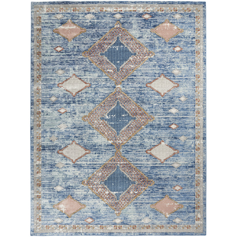 Brinkema Geometric Indoor Rug, Rectangle 10' x 14'