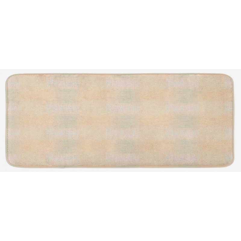 Tapis de cuisine géométrique à carreaux