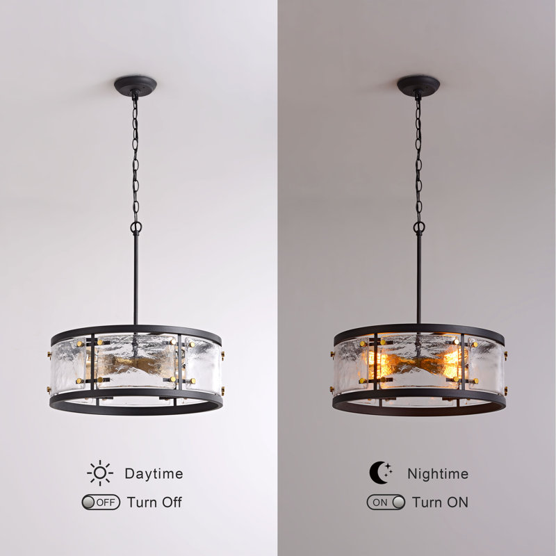 Lustre tambour 5 lumières Jeylani