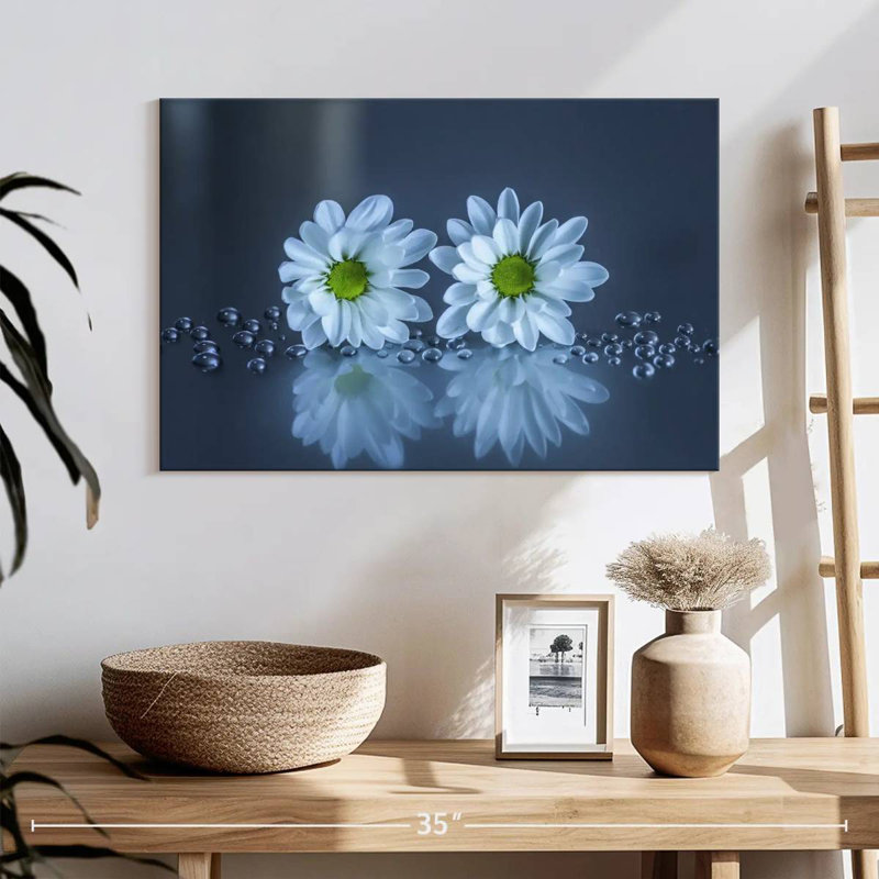 Harnek White Daisies, 16" H x 24" W