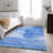 Premium Machine Washable Cerrito AMF507 Blue Rug-103832370