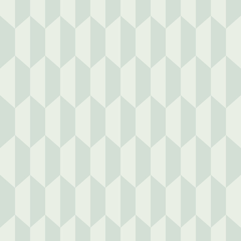 Icons Petite Tile Geometric Wallpaper Roll, Fresh Duck Egg