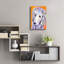 «Above The Standard» par Pat Saunders, art mural en verre acrylique blanc-726268275
