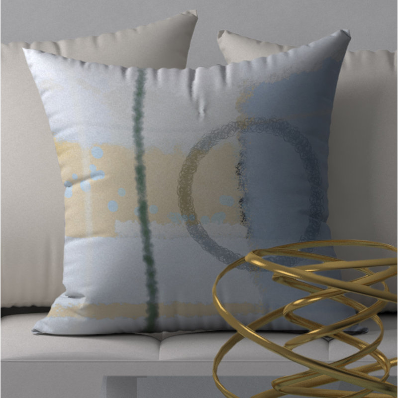 Housse de coussin décoratif carrée fossple, 18" x 18"
