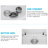 Heat Quartz Undermount Sink - 18"X16" Stain & Superior Quality With Strainer And Grid White 18" Length X 16" Width Hygienic For Clean Kitchen