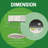 E2-DL-SLIM-6IN-16W-27/30/35/40/50K-E-G1-2P