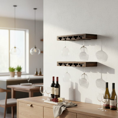 Vintage Vino Wall Mounted Wine Rack by Heirloum