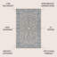 Tapis gris / bleu marine Hagerman-944612602