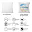 Coussin décoratif imprimé plage et plage-1012902826