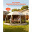 Screen House Tent, 15 x 13.8 ft, 12-15 Person Pop Up Screen Tent, Portable Screened in Canopy with Carry Bag, Netting Sides, Ground Stakes, for Garden, Patio, Backyard, Outdoor Activities, Beige