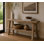 Approx. 76 Inches Wide Vintage Console Table with Shelf Weathered Natural
