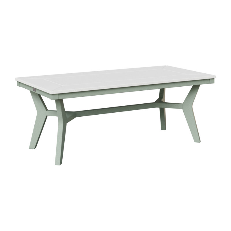 Table basse berlinoise Berlin, Blanc, Écume de mer, écume de mer