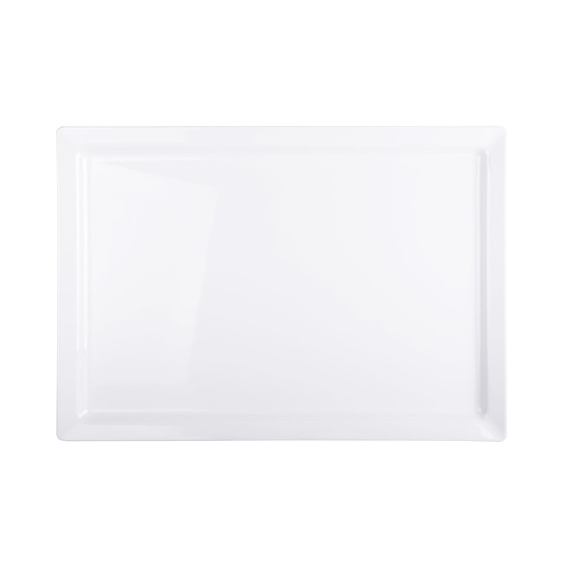 Elite Global Solutions Vogue Melamine Platter, 1.13" H x 20" W x 14" D