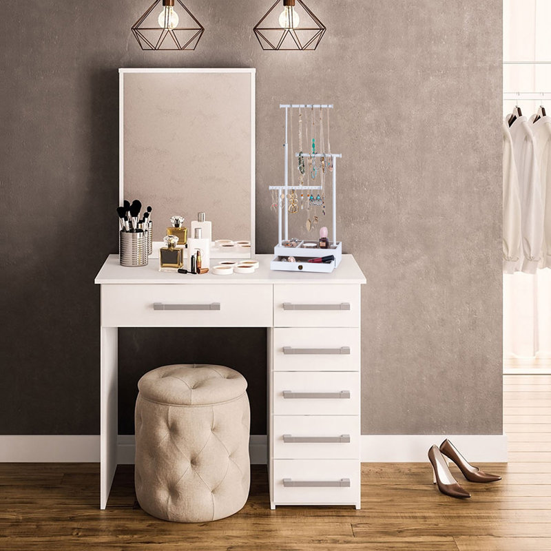 Présentoir à bijoux, Blanc