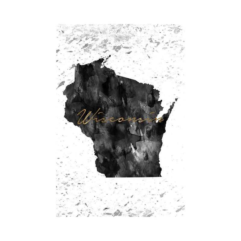 Wisconsin by WallDecorAddict - Wrapped Canvas Painting, 66.04 cm H x 45.72 cm W
