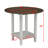 Foldable Leaf Solid Wood Dining Table with Storage, 5-Person Set with Chairs for Small Spaces