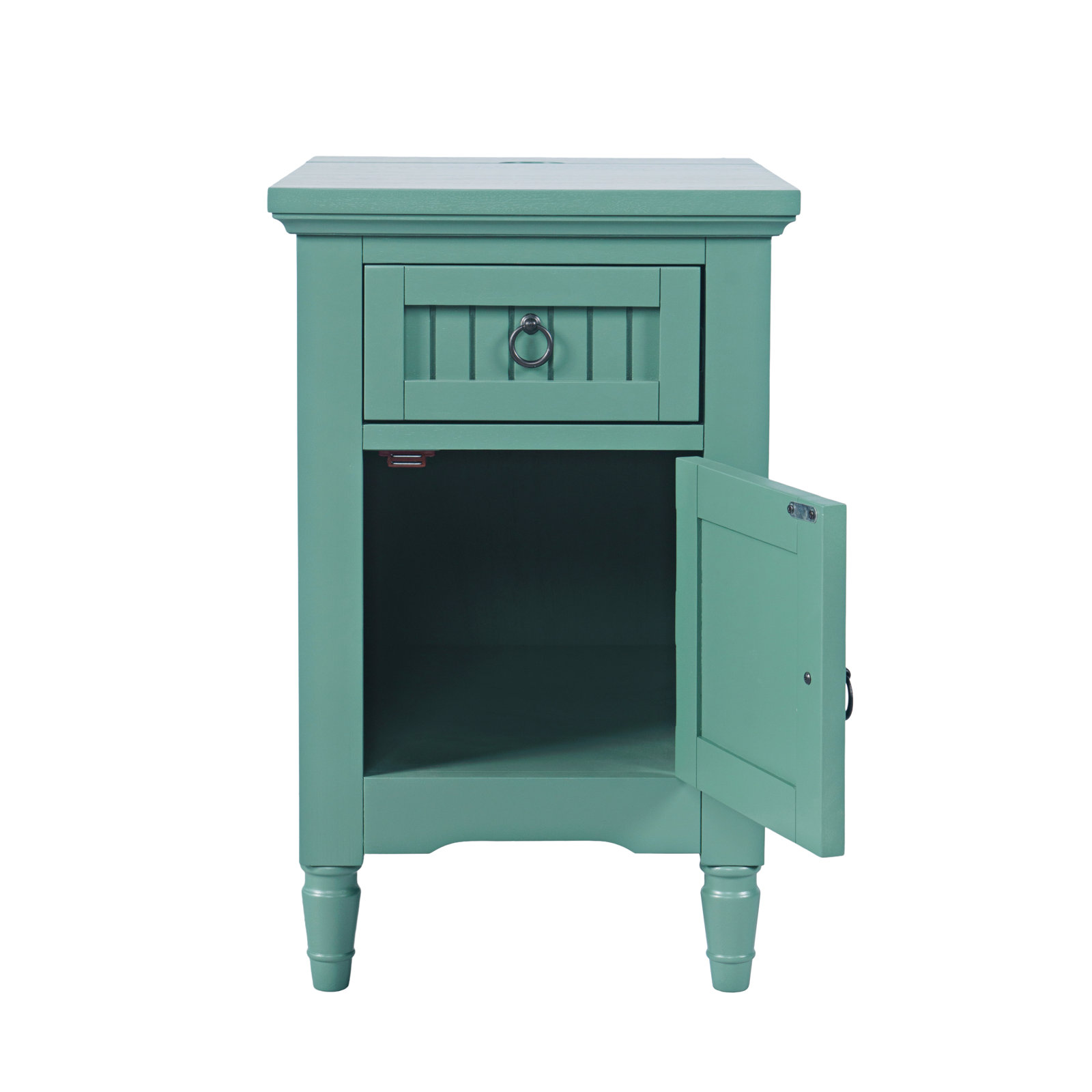 Pearce 16" Acacia End Table, Green