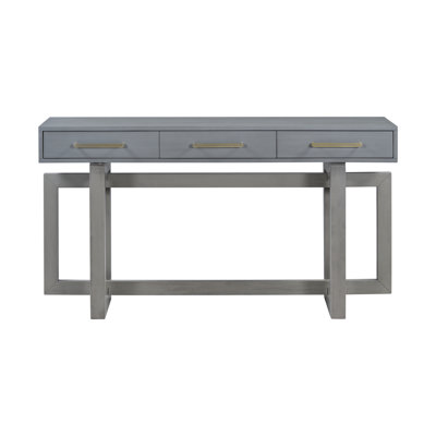 Elegant Console Table With Three Drawers