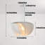 Lustre rond 23,62 pouces Post-Modern