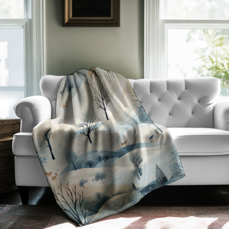 Winter Magic - 1 Piece Premium Blanket, 60" W x 80" L