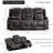 79.5'' Faux Leather Reclining Sofa-789957293
