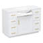 Meuble-lavabo autoportant de 122 cm (48 po) avec comptoir en composite, 7 tiroirs et 1 porte à fermeture amortie, blanc-1379706056-1379706059