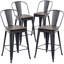 Rosenberry Counter Stool with Metal Frame-412920844-412920845
