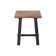 Ensemble de 3 tables basses en bois massif de 48 po avec 2 tables d'appoint Adam