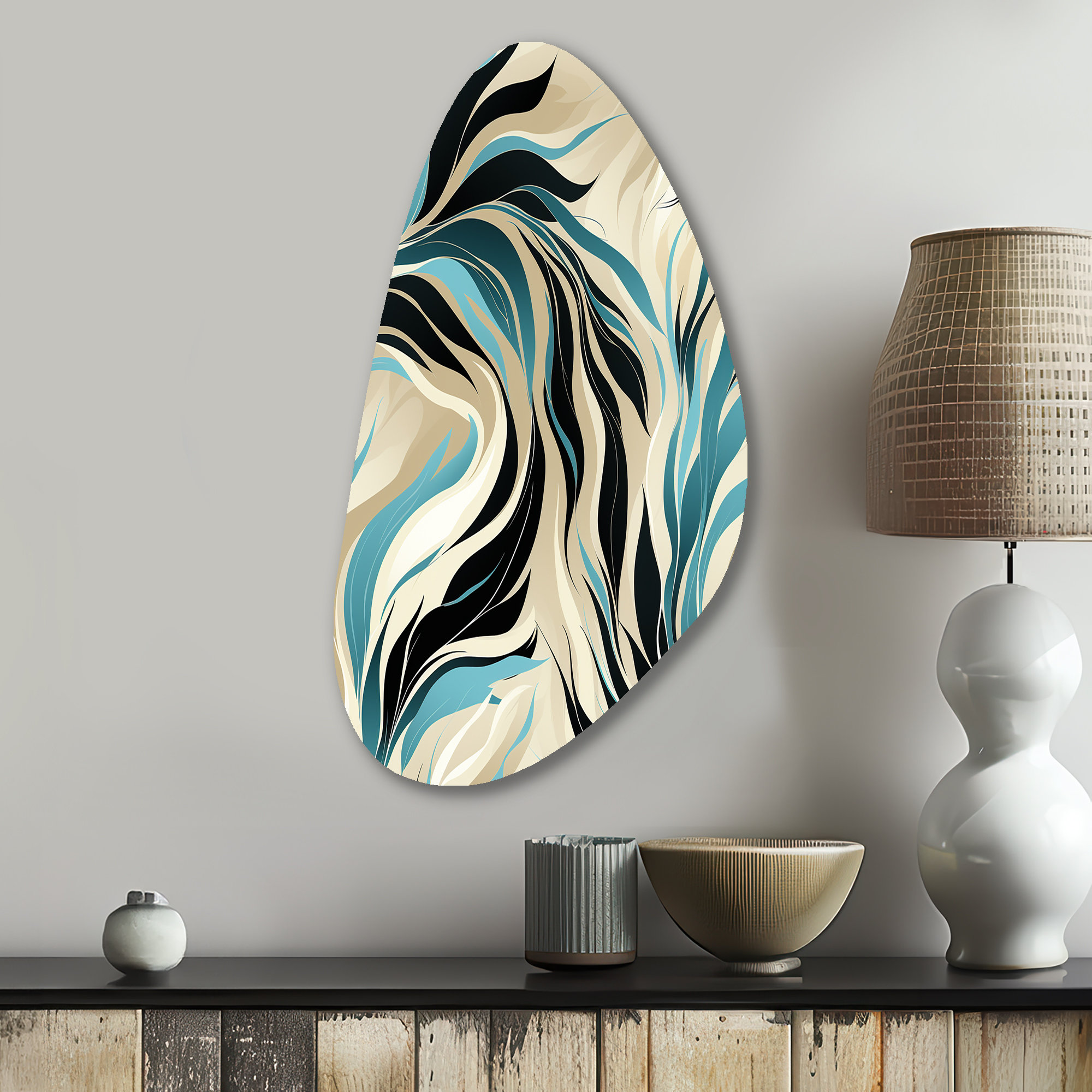 Wade Logan Cossio - Abstract Fall Shape Metal Wall Sculpture - Wayfair ...