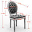 2 chaises de salle à manger orange antique-124438283