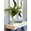 Organic Modern Smilax Arranged in a Ceramic Leaf Vase