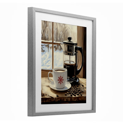«Winter French Press», impression sous verre encadrée par Arlington Prints