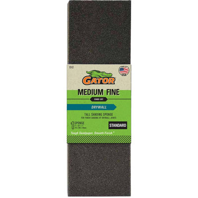Gator 731210 3" X 10" X 1" Med/Fine XL Joint Sanding Sponge-1PK