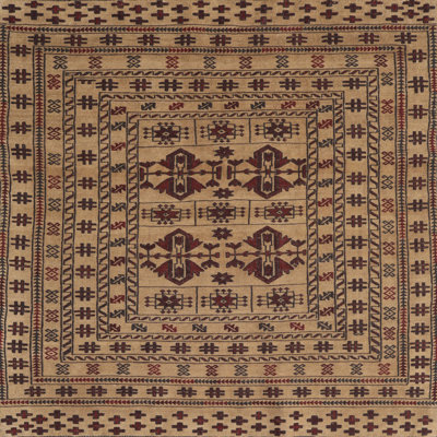 Tapis kaki foncé Southwestern
