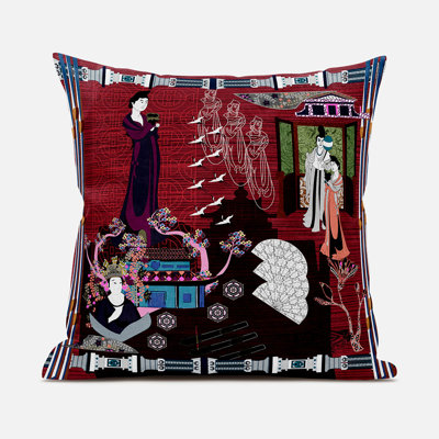 Housse et insert de coussin carré en polyester intérieur / extérieur
