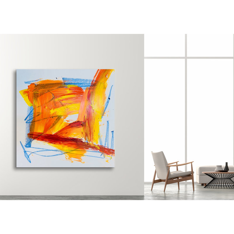 Amber Print, 30" H x 30" W x 1.5" D, Unframed