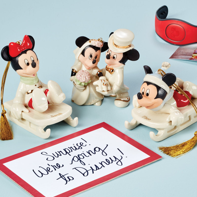 Minnie's Dream Wedding Hanging Figurine Ornament