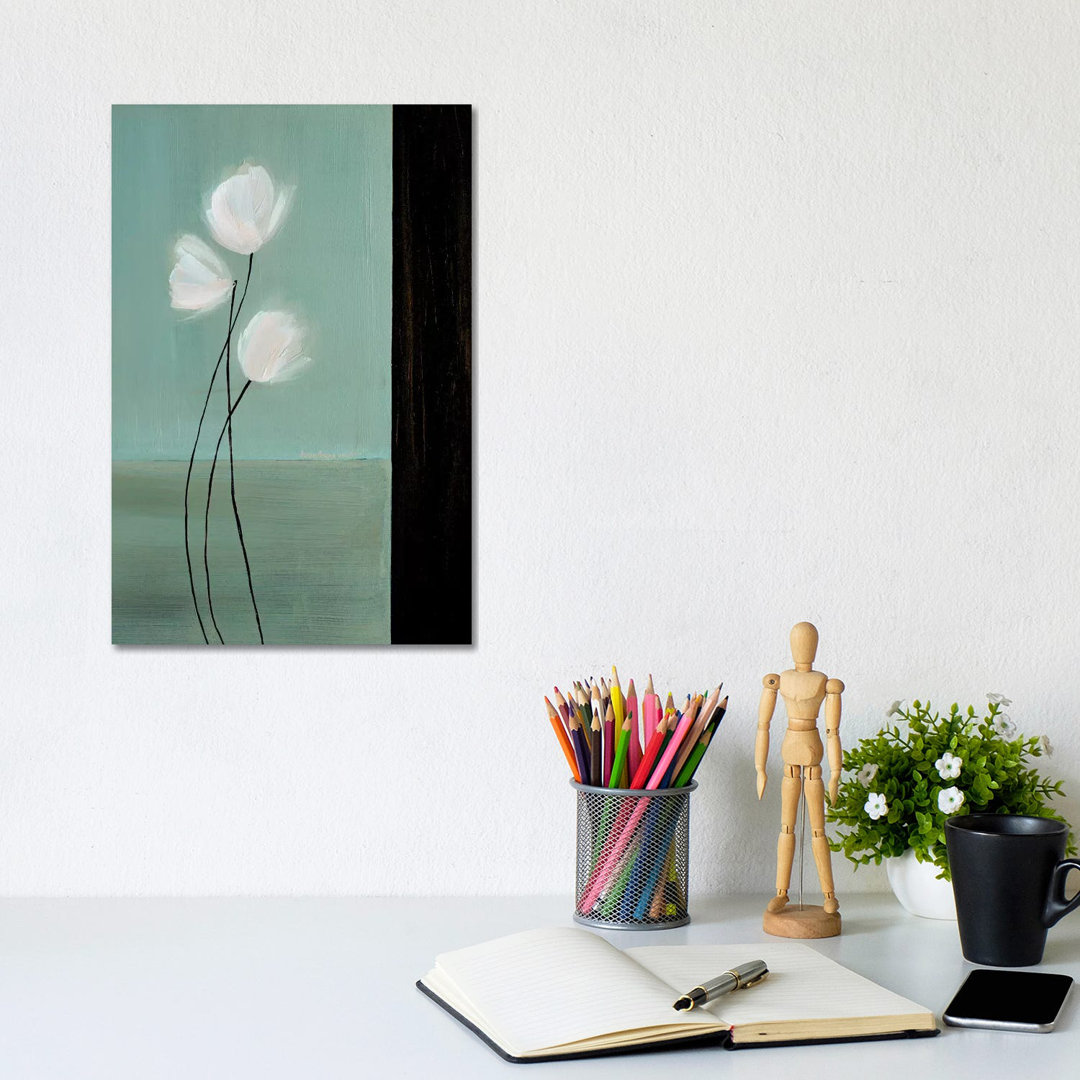 Aqua Breeze II by Karen Lorena Parker - Wrapped Canvas Painting