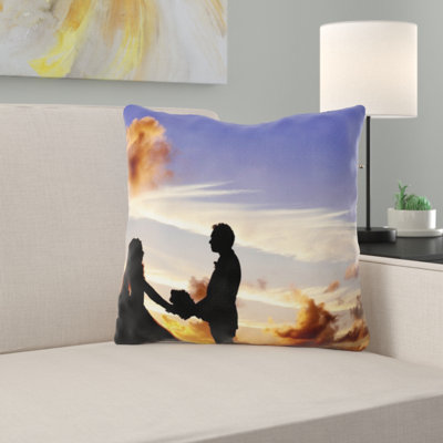 Coussin coucher de soleil