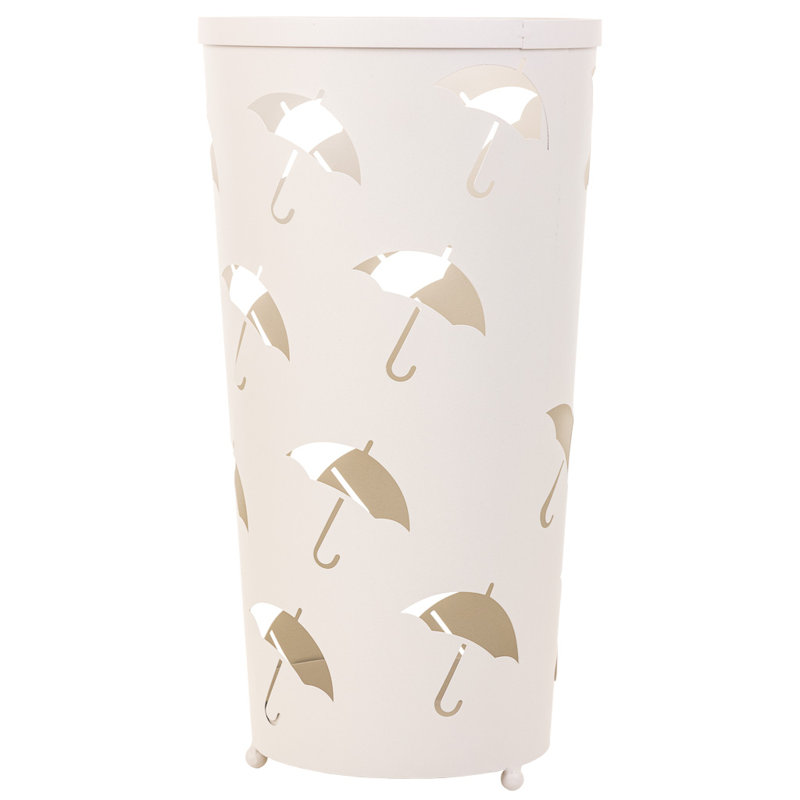 Ingimar Iron Umbrella Stand, White