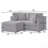 Chauncy 3-Piece Chofa - Gray