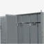 Grand lit mural avec placard, gris-121070236