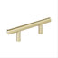 Poignée barre 2 1/2 po (64 mm) centre-à-centre noir mat - paquet de 10-897588941-897588940
