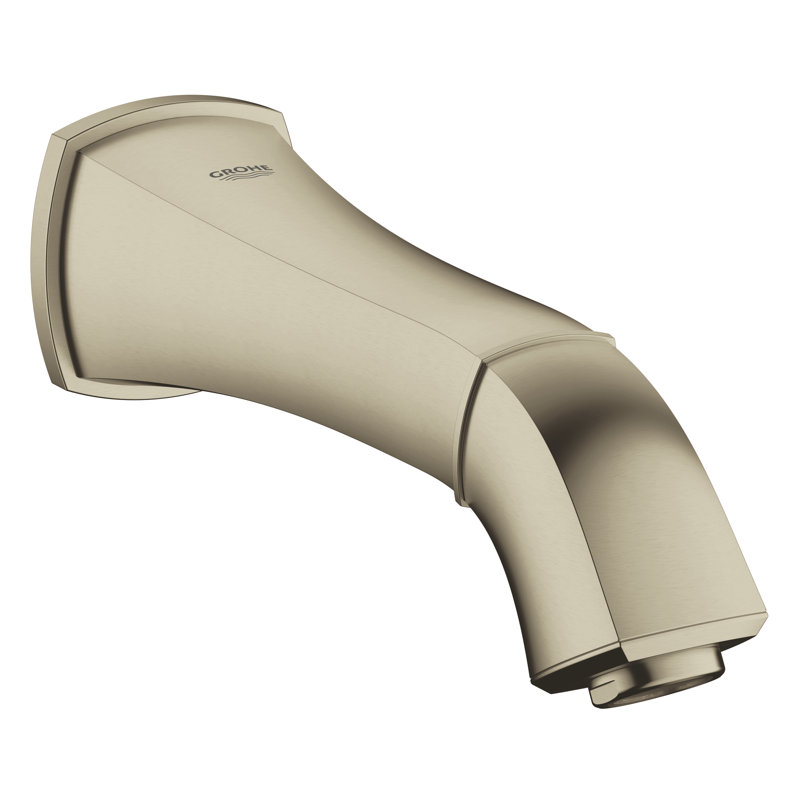 Geneva Wall Mounted Tub Spout Trim, Brushed Nickel