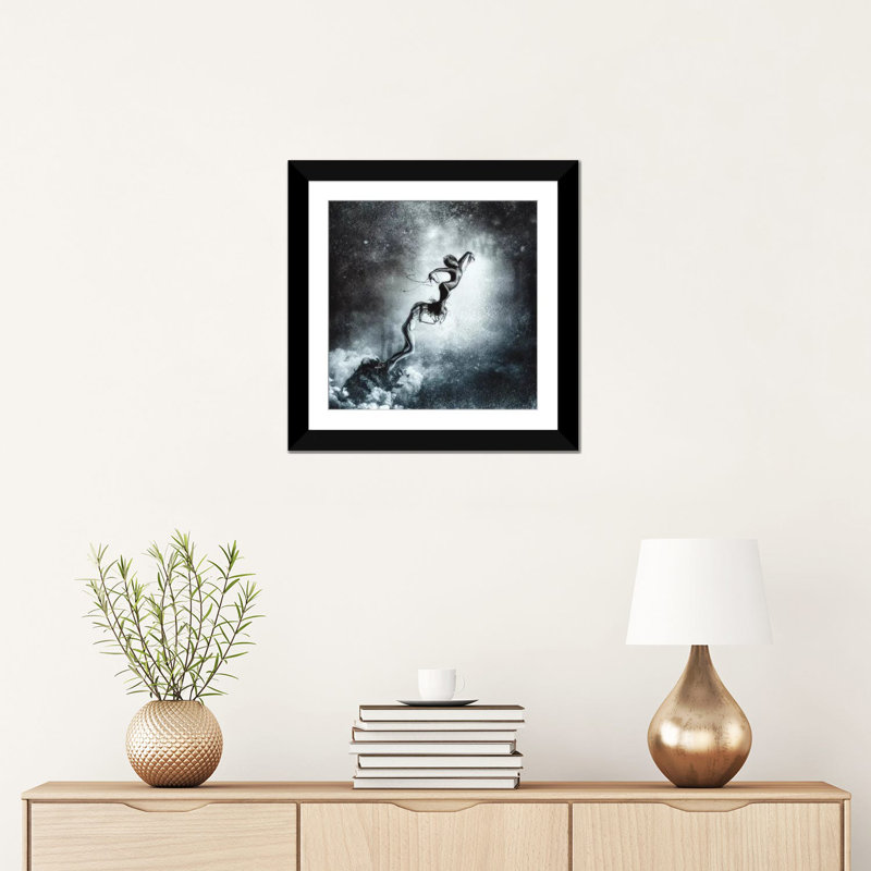 « host », impression sur toile, H 18 po x l 18 po x P 1,5 po, Toile avec cadre noir