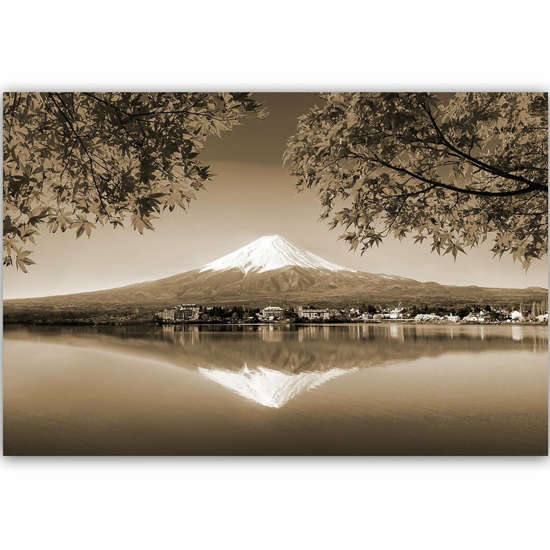 Leinwandbild Mount Fuji and Lake 1