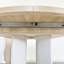 Table de salle à manger extensible ovale, 59 po x 43 po pour la cuisine, rallonge amovible, base solide, table blanche, avec matériau, finition